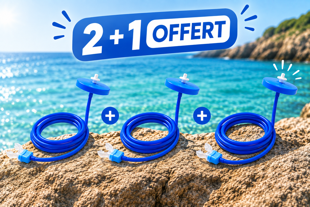 Offre 2+1 NAUTAYA™ — Tube de respiration pour snorkeling